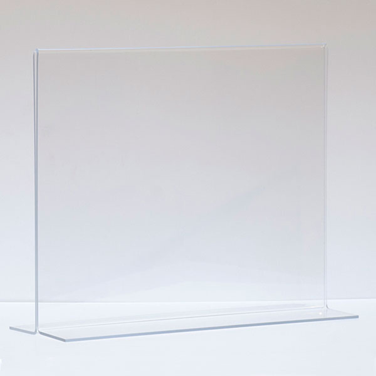 Bottom load acrylic sign holder counter top - 14"w x 11"h