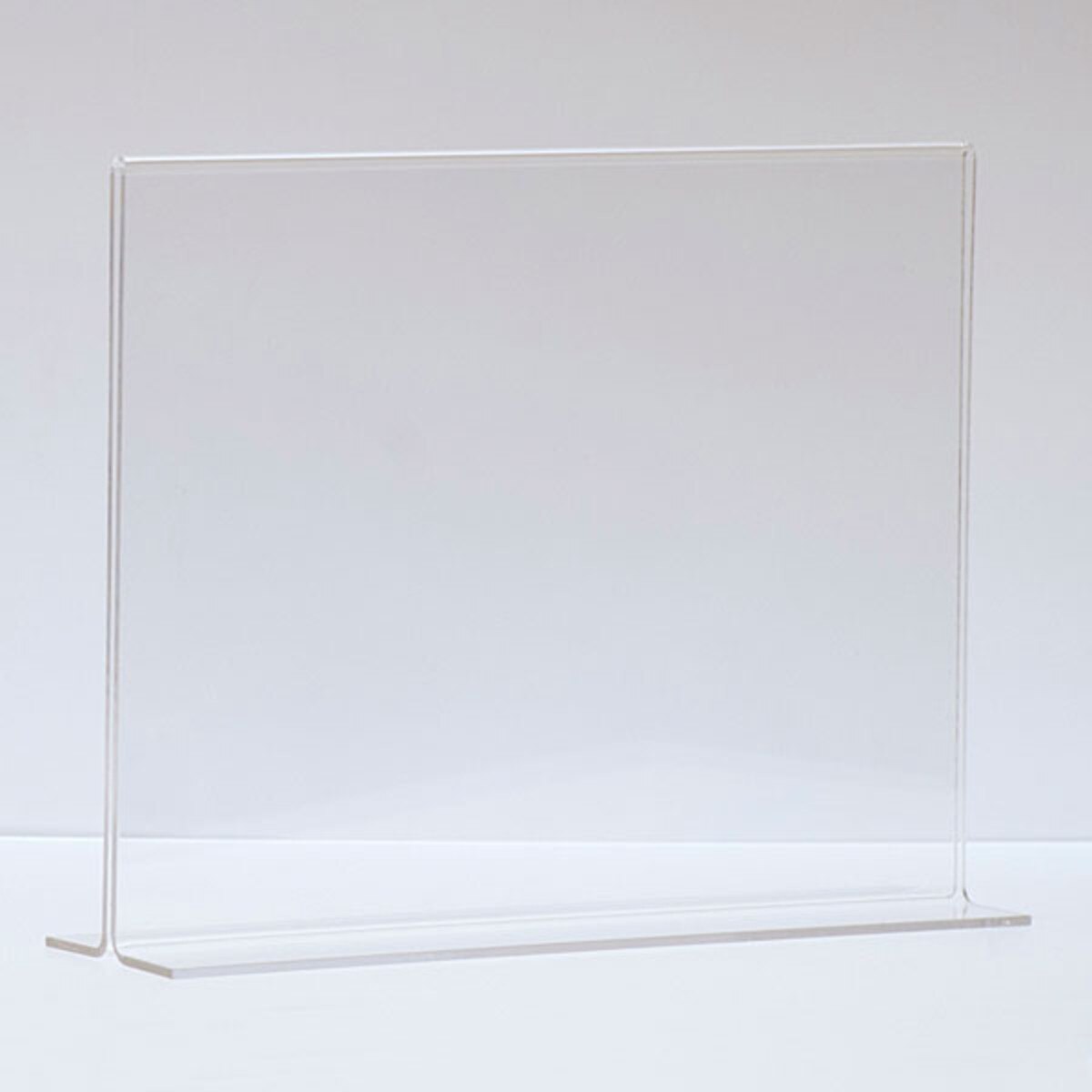 Bottom load acrylic sign holder counter top - 11"w x 8-1/2"h