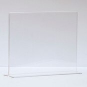 Bottom load acrylic sign holder counter top - 11"w x 8-1/2"h