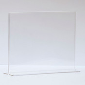 Bottom load acrylic sign holder counter top - 11"w x 8-1/2"h