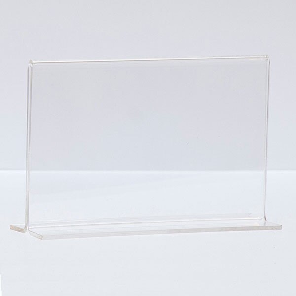 Bottom load acrylic sign holder counter top - 5-1/2"w x 3-1/2"h