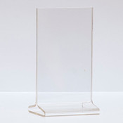 Top load acrylic sign holder 3-1/2"w x 5-1/2"h