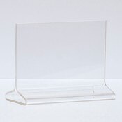 Top load acrylic sign holder 5-1/2"w x 3-1/2"h