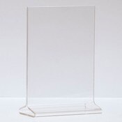 Top load acrylic sign holder 5-1/2"w x 7"h