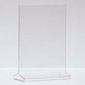 Top load acrylic sign holder 5-1/2"w x 7"h