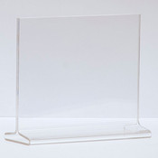 Top load acrylic sign holder 7"w x 5-1/2"h