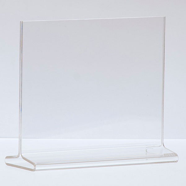 Top load acrylic sign holder 7"w x 5-1/2"h