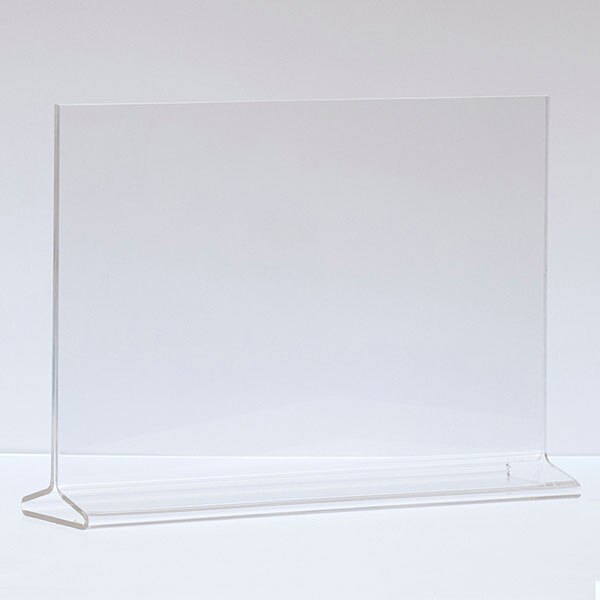 Top load acrylic sign holder 11"w x 7"h