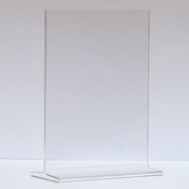 Top load acrylic sign holder 8-1/2"w x 11"h