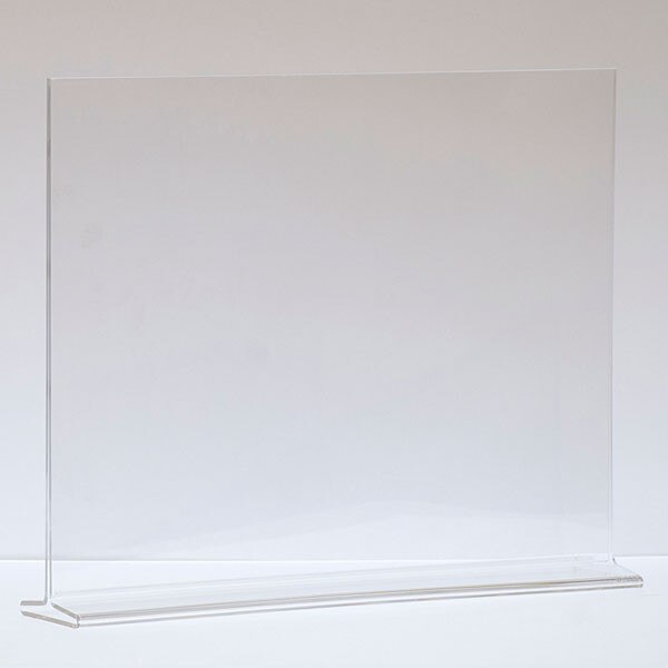 Top load acrylic sign holder 11"w x 8-1/2"h