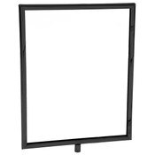 Mitered sign holder - Black 8-1/2h x 11w