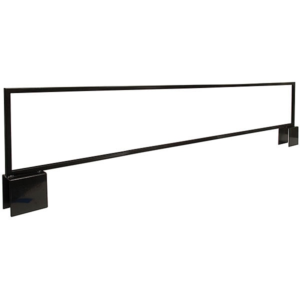 Slatwall H Unit Metal Sign Holder Black 44x7