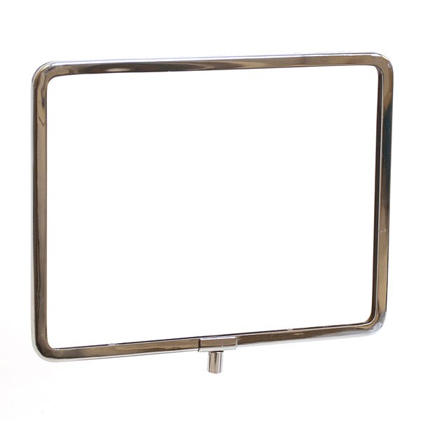 Metal sign holder frame with rounded corners 11