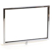 Sign frame 11"w x 8-1/2"h mitered corners - chrome