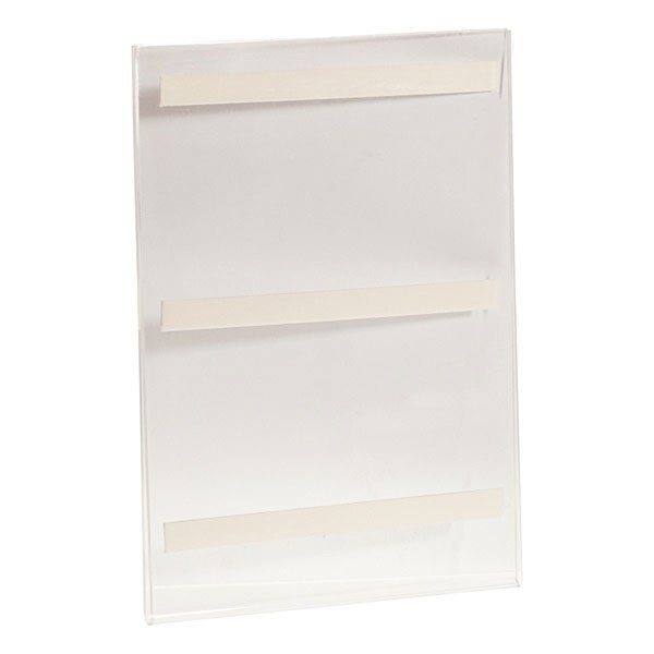 Clear Acrylic Wall Mount Sign Holder With Two 1 Velcro® Strips - 11L x  14H