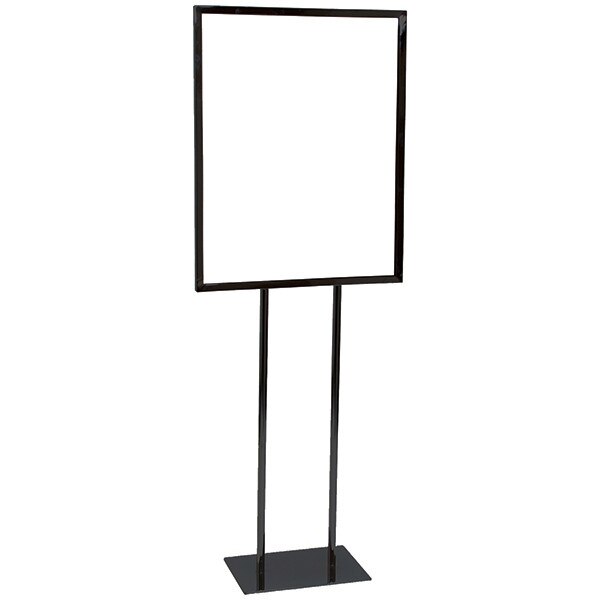 Three-Tier Poster Stand Display - Black - 22 in. x 28 in.