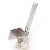 Sign holder clamp screw-on for square tube