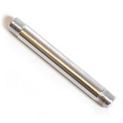 Threaded stem 3"l x 3/8" thread - chrome