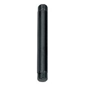 3/8 threaded stem for sign holder - black 3 inch high