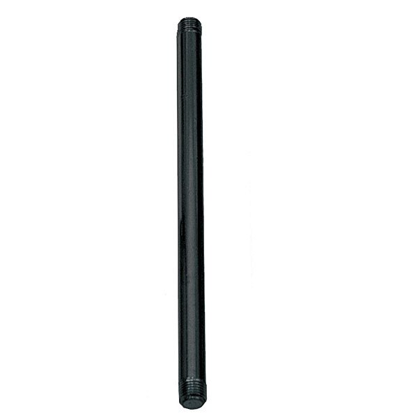 3/8 threaded stem for sign holder - black 6 inch high
