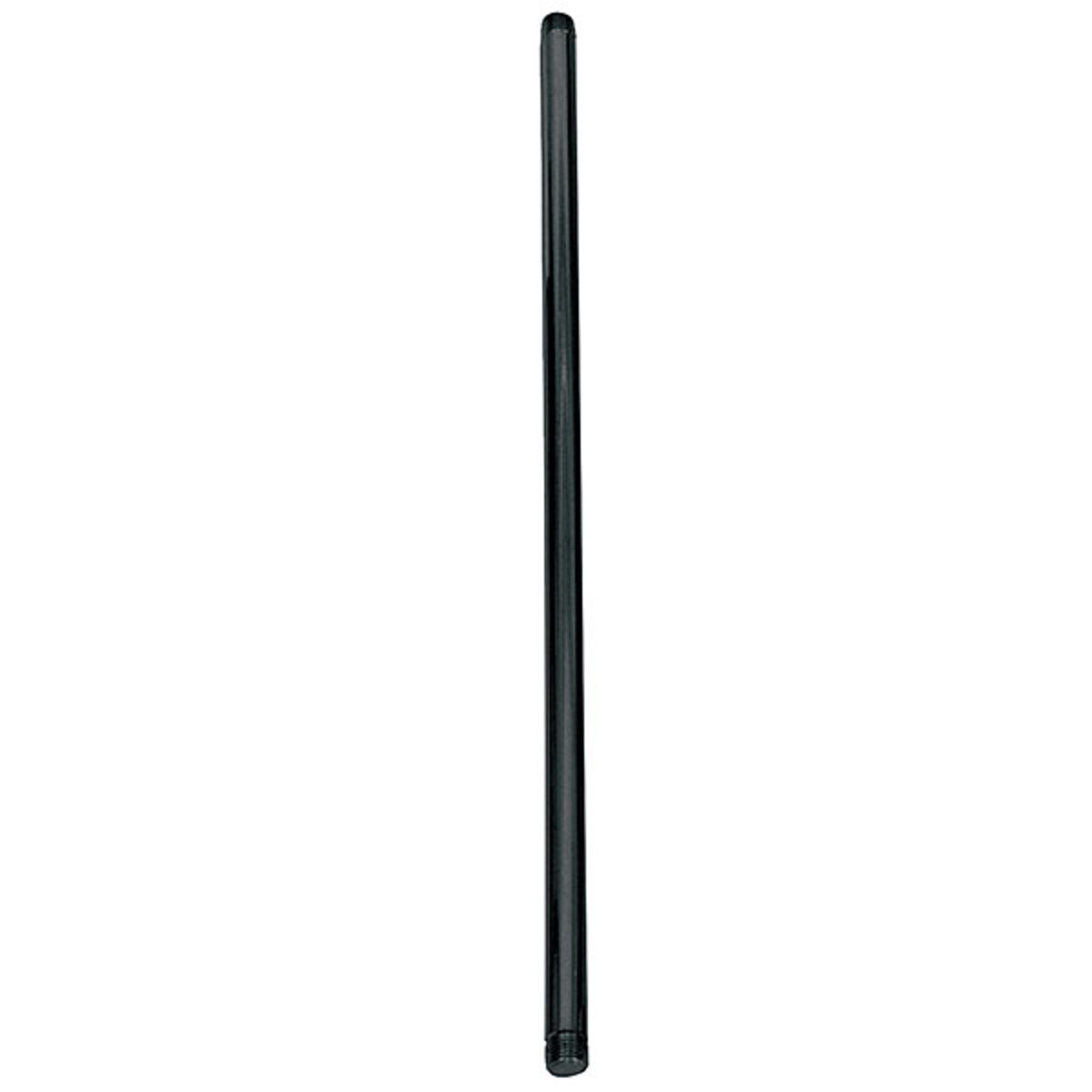 3/8 threaded stem for sign holder - black 12 inch high