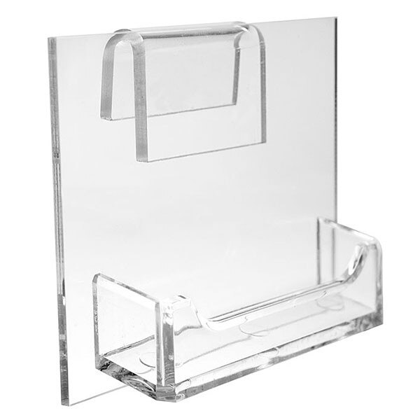 Gridwall Plex Business Card Holder single