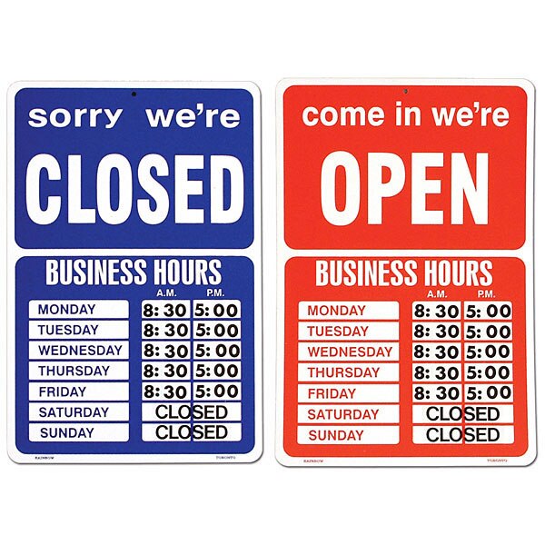 double-sided-open-closed-window-sign-kc-store-fixtures for Free Printable Open And Closed Signs Double Sided Open/Closed Window Sign | KC Store Fixtures for Free Printable Open And Closed Signs