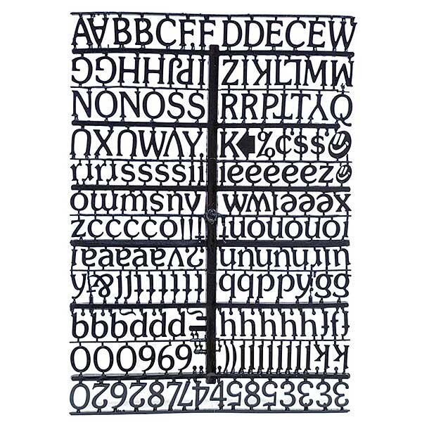 Replacement Letters for 12207, 12204, 12201-B