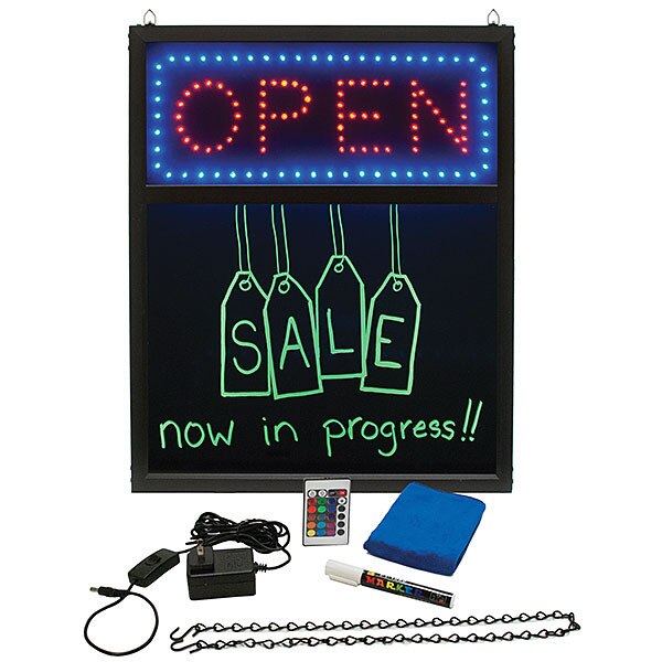 LED Menu Board w/Open Sign and Remote