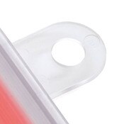 Hanger clip for banner hangers - clear
