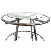 Round plate glass shelf 30" diameter x 1/4