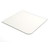 Tempered glass 14"x14"x3/16" with one 2"radius corner