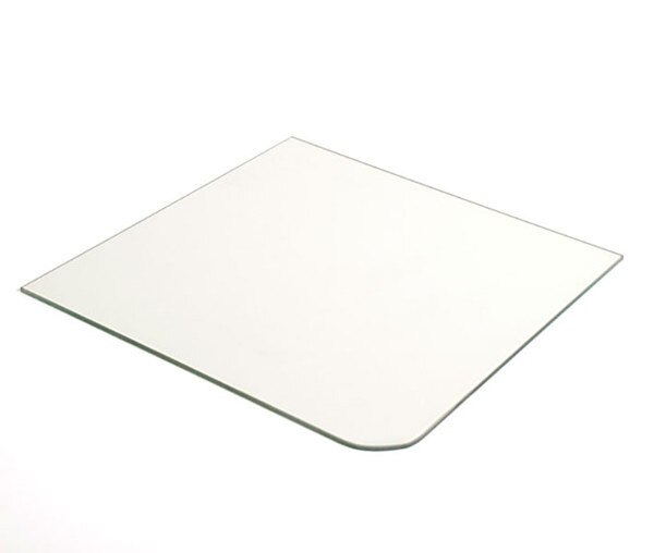 Tempered glass 14"x14"x3/16" with one 2"radius corner