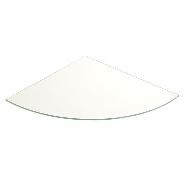 Tempered glass 14" x 3/16" quarter round