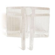 3-way lexan glass connector 3/16" - clear
