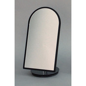 Counter top mirror black 7"wx14"h rotates 360 degrees