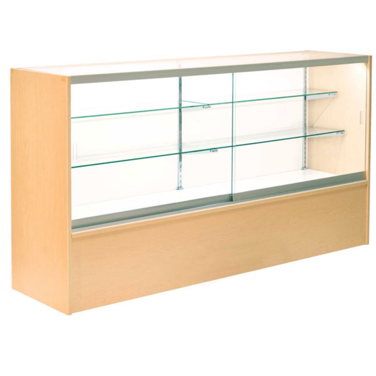 Front Open Showcase 70 inch - Maple w/light