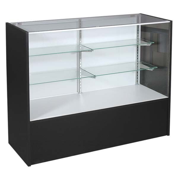 Full vision showcase - black 70" with light