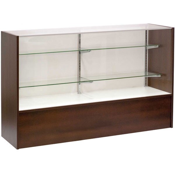Full vision showcase - chocolate cherry 60"