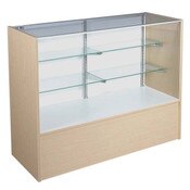 Full vision showcase - maple 48" with light