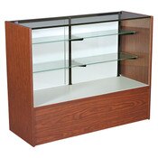 Full vision showcase - cherry 48" black trim