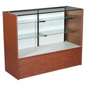 Full vision showcase - cherry 70" black trim