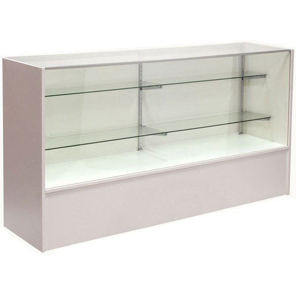 White clearance display case