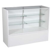 Full vision showcase - white 48" with light