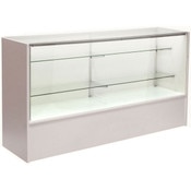 Full vision showcase - white 70" with light