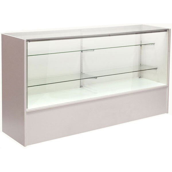 Full vision showcase - white 70" with light