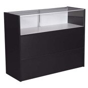 Jewelry showcase - black 48" with light