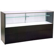 Half vision showcase - black 70" with light