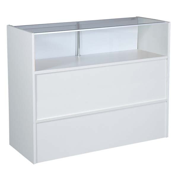 Jewelry showcase - white 70"