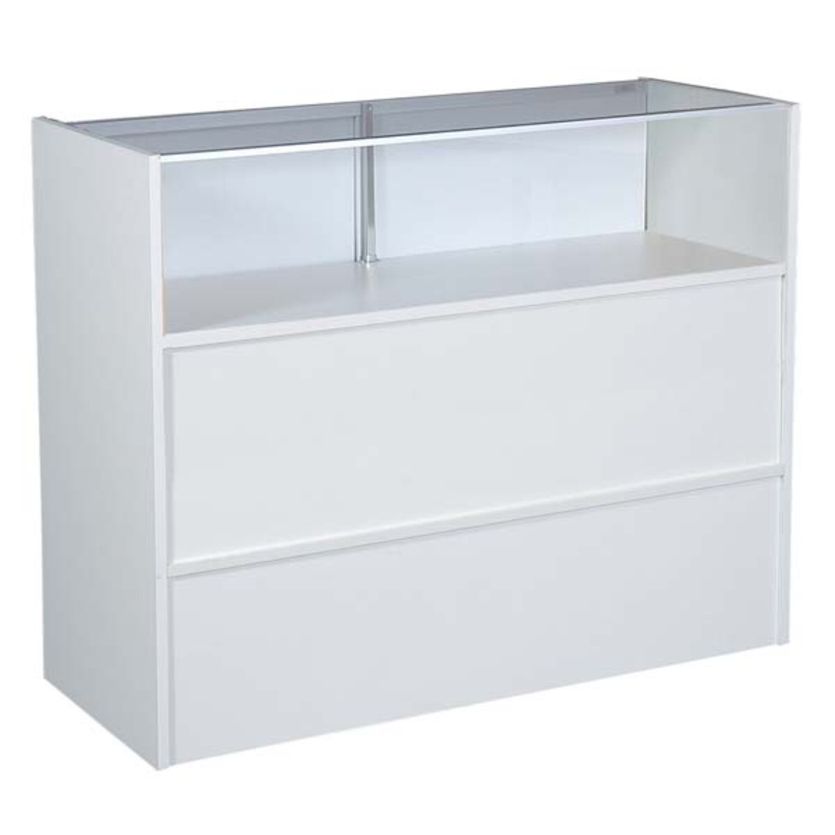 Jewelry showcase - white 70"